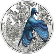 Autriche 3 Euros Autriche 2022 - Le Microraptor (Nouvelle collection - Dinosaures)