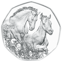 Autriche 5 Euro - Chevaux - Blister - Argent - 2020