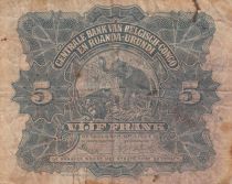 Belgian Congo 5 Francs - Beehive - Animals - 1952