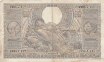 Belgique 100 francs - Elisabeth et Albert - 02-03-1934 - Série V.717