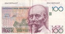 Belgique 100 Francs - Hendrik Beyaert, sign au dos - 1992-1994