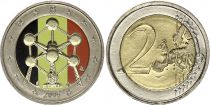 Belgique 2 Euros - Atomium - Colorisée - 2006