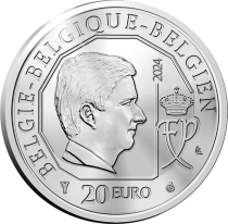 Belgique 20 Euros Argent 2024 - Team Belgium