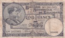 Belgique 5 Francs - Albert & Elizabeth - 05-05-1938