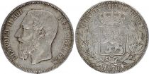 Belgique 5 Francs Léopold II Belgique - Argent - 1865-1878