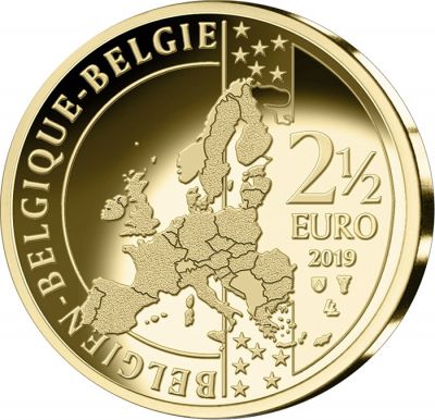 Belgique LOT 2 X 2 5 Euros Commmo. Belgique 2019 (Wallon et Flamand) - Grand Dpart Tour de France