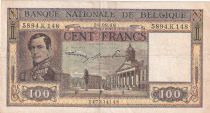 Belgium 100 Francs - 26-08-1948 - Leopold Ist, Justice Palace - P.126