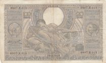 Belgium 100 francs - Elisabeth and Albert - 03-02-1934 - Série H.018