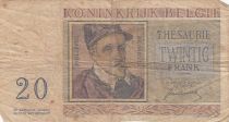 Belgium 20 Francs - Roland de Lassus - Philippus de Monte - 1950 - Serial K.01