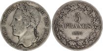 Belgium 5 Francs Leopold I - 1833