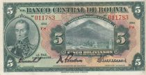 Bolivie 100 Bolivianos - S. Bolivar - 20-07-1928 - Série F8