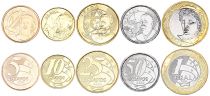 Brazil Set of 5 Coins - 2022 - AU