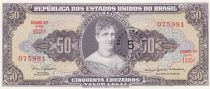 Brésil 5 Centavos / 50 Cruzeiros - Princesse Isabelle - 1966 - Série 1525 A