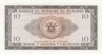 Burundi 10 Francs Boeufs  - 1965 - M668919