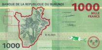 Burundi 1000 Francs - Cows - 2023 - Série BL