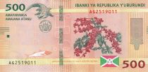 Burundi 500 Francs - Coffee - Crocodile - 2023 - Serial AG