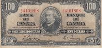 Canada 100 Dollars - Sir Mac Donald - Serial BJ - 1937