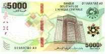 Central African States 5000 Francs - Central Bank of Youandé - 2020 (2022) - Letter A0