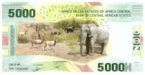 Central African States 5000 Francs - Central Bank of Youandé - 2020 (2022) - Letter A0