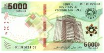 Central African States 5000 Francs - Central Bank of Youandé - 2020 (2022) - Letter C8