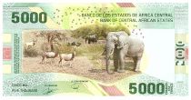 Central African States 5000 Francs - Central Bank of Youandé - 2020 (2022) - Letter D7