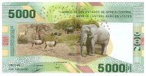 Central African States 5000 Francs - Central Bank of Youandé - 2020 (2022) - Letter D9