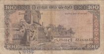 Ceylan 100 Rupees - Prés. Bandaranaike - Escalier orné - Serial W/48 - 1974