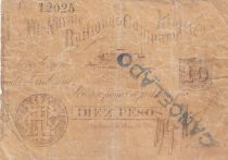 Chile 10 Pesos - Nitrate - Railways company - 1891