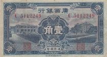 China 1 chiao - Kwangsi Bank - Building - Type 1936 - PS.2380