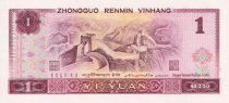 China 1 Yuan - Women - Great wall of China 1980 - Serila CU - P.884c