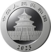 Chine 10 Yuan - Panda 30g - 2023 Argent