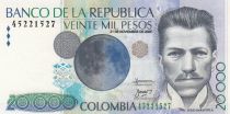 Colombia 20000 Pesos - Julio Garavito - 21-11-2006 - Serial 45221527