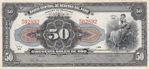 Colombia 50 soles Oro - Lambs and sheep - 15-11-1946 - Serial B8