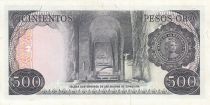 Colombia 500 Pesos oro - Gal Santander - Las Salinas - 20-07-1977 - Serial 014754537