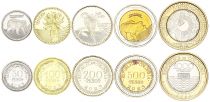 Colombia Series of 5 coins - 2023