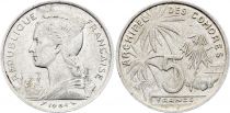 Comores 5 Francs - Marianne - 1964