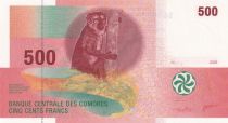 Comoros 500 Francs Lemur - Flowers 2006 (2020) - Serial S+7 DIGITS