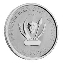 Congo (RDC) Bec-à-Sabot - Argent 1 once 2021 - Congo