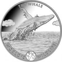 Congo (République du) Baleine - Argent 1 once 2020- Congo