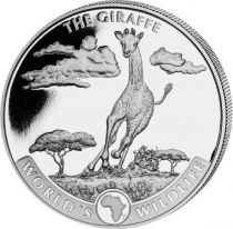 Congo (République du) Girafe  Argent 1 once 2019- Congo