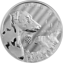 Croatie Dalmatien (Chien) - 1 once Argent 2021 Croatie