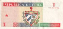 Cuba 1 Peso Convertible - Monument - Coat of Arms - 1994 - P.FX37