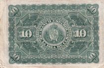 Cuba 10 Pesos - Agriculture - 1896 - F - P.49c