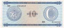 Cuba 10 Pesos - Armoiries - 1985 - Série ED - P.FX22