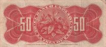 Cuba 50 centavos - Couronne royale - Armoiries - Série H - 1896