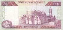 Cyprus 5 pounds - Head of young man - Church and Mosque - 2003 - M919098