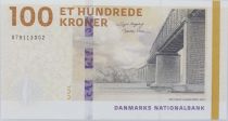 Danemark 100 Kroner - Pont - Jarre - 2009A (2020-2024) - Série G2