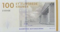 Danemark 100 Kroner - Pont - Jarre - 2015 - Série 2163