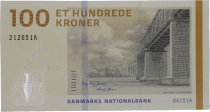 Danemark 100 Kroner Pont - Jarre - 2015 - P.66 - Neuf