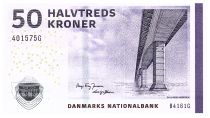 Danemark 50 Kroner - Pont - Jarre - 2016